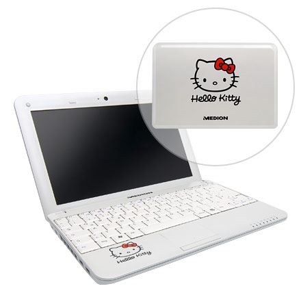 Medion-S1211-Hello-Kitty-Netbook-White